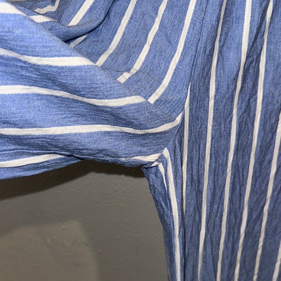 Hem & Thread Navy and White Striped Jumpsuit - Picture 4 of 8